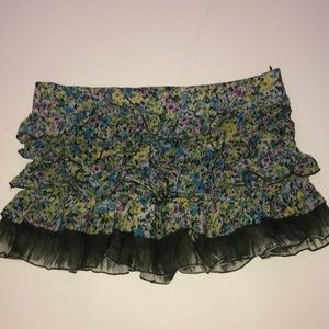 Ruffle Mini Skirt
